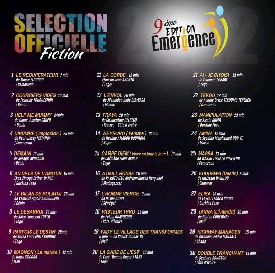 Mon film Dibumbe Nominé à ce sympa festival de cinéma 🔥🎬🔥