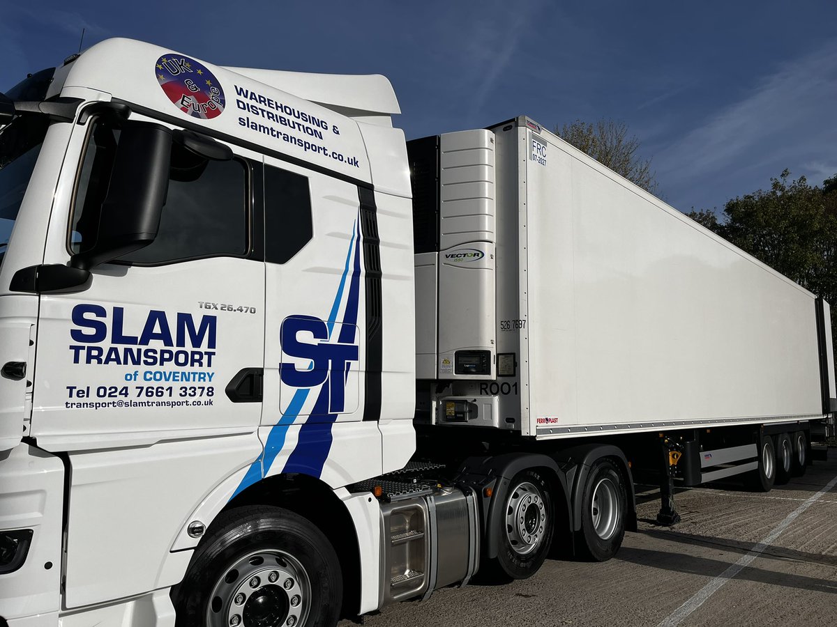 slam_transport's tweet photo. One of 8 new trucks and new fridge trailers to the fleet https://t.co/OQj51bxK4K