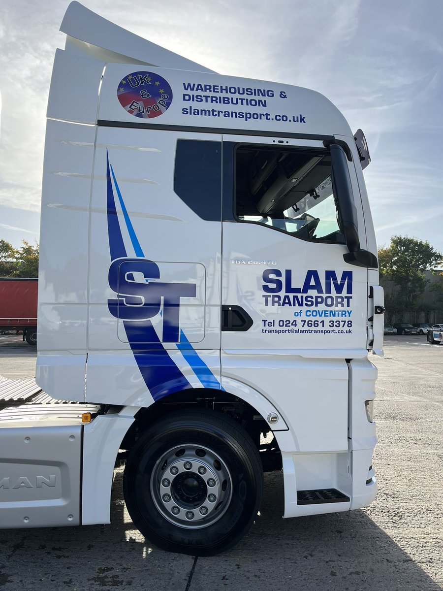 One of 8 new trucks and new fridge trailers to the fleet