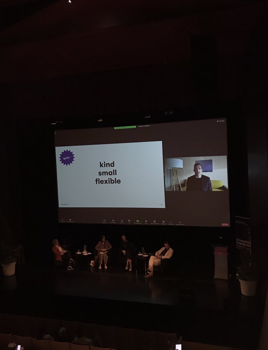Be kind, small and flexible to foster #participation. Calling in from Switzerland, Michael Arnold, 
<a href="/stapferhaus/">stapferhaus</a>, defines participation as being open, sharing responsibilities and being transparent. Participation will in its turn facilitate #innovation. #NEMOemc22