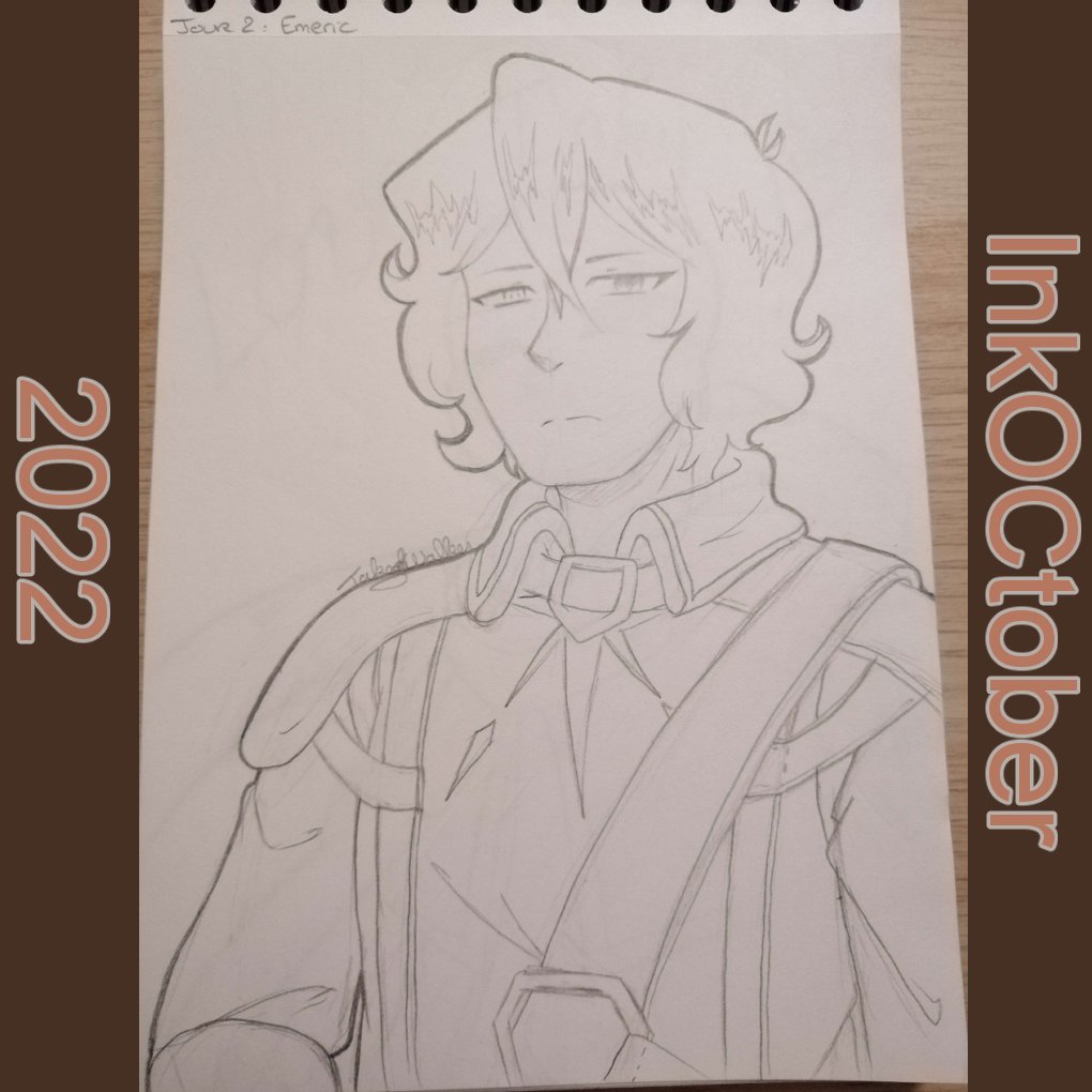 TakeoWalker_Fr's tweet photo. Ensuite c'est Emeric ! Le personnage principal de notre histoire avec @ZShinaji qui s'appelle Soul Mark. C'est un chasseur de vampire ;D
#inktober2022day2 #InkOCtoberday2 #OC #Soulmark https://t.co/16J7esle1X