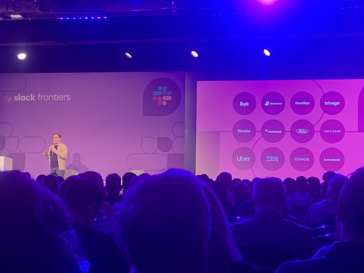 nicoladecoppi's tweet image. I’m a @SlackHQ user from 2016, I’m super passionate about it and I think it’s the best digital HQ tool!

At @IBM we are both a customer, with 350k employees working daily on Slack and partner!

Super happy to be at Slack Frontiers conference

#slack #slackfrontiers #digitalHQ