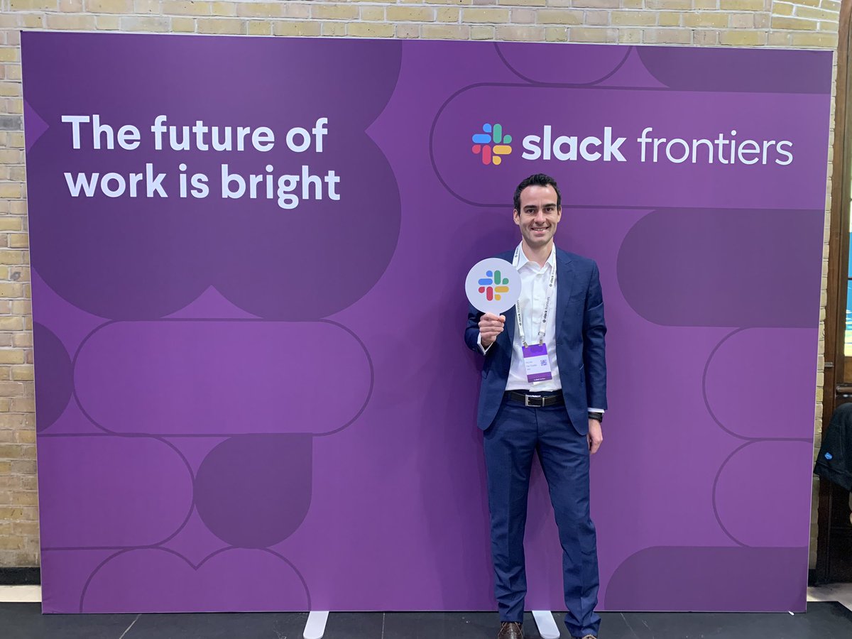nicoladecoppi's tweet image. I’m a @SlackHQ user from 2016, I’m super passionate about it and I think it’s the best digital HQ tool!

At @IBM we are both a customer, with 350k employees working daily on Slack and partner!

Super happy to be at Slack Frontiers conference

#slack #slackfrontiers #digitalHQ