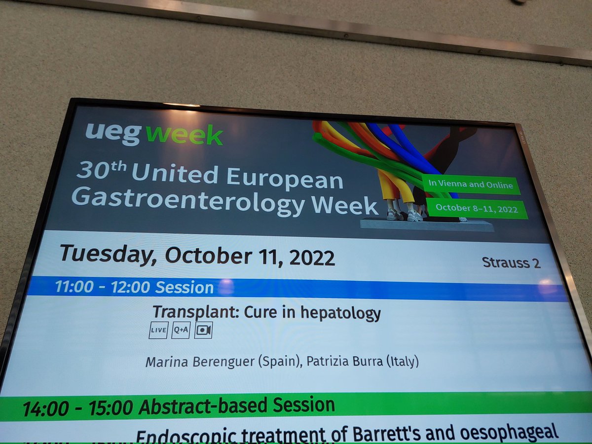 a great session is starting! #UEGweek