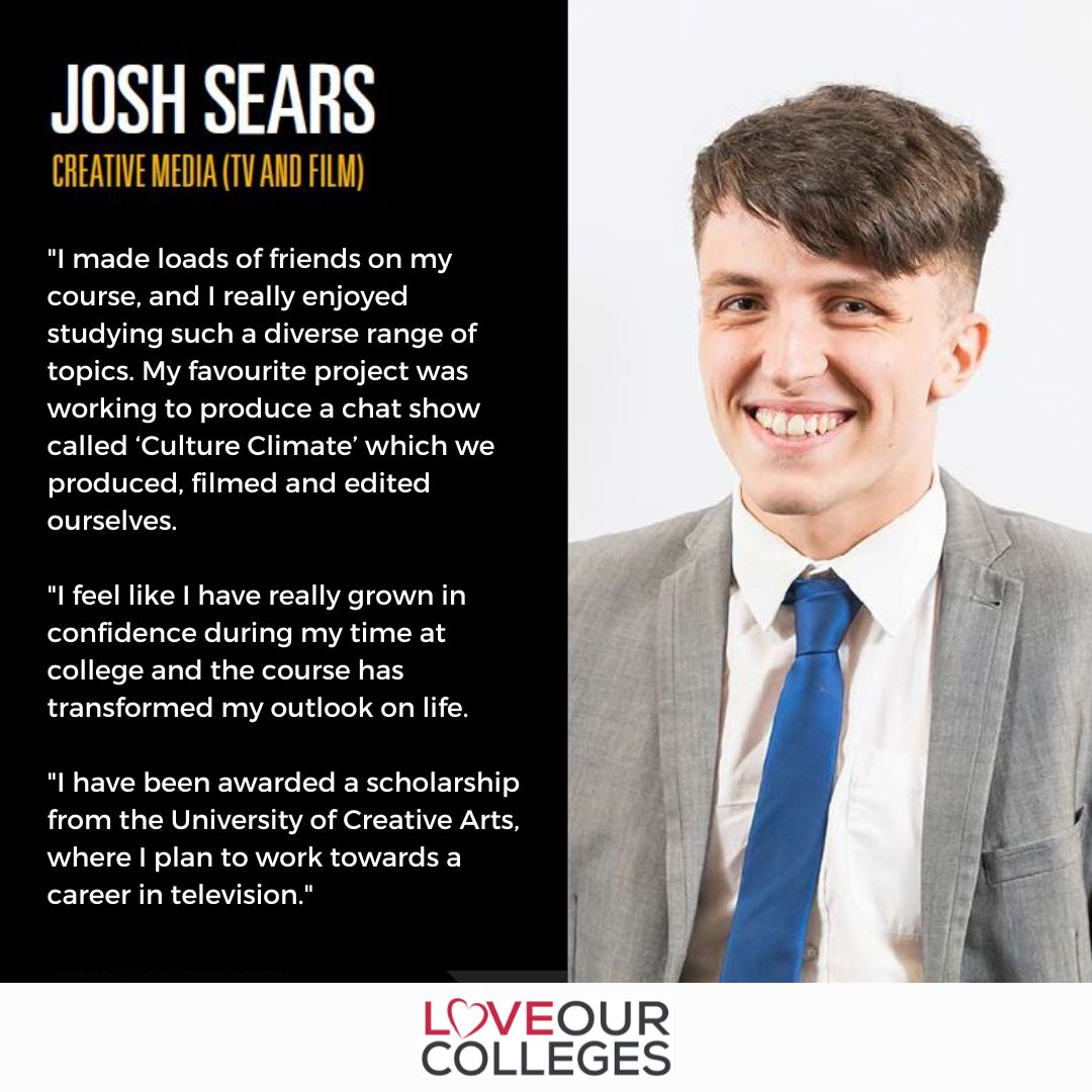 NorthamptonColl's tweet photo. It's #LoveOurColleges Week! Each day we'll be profiling a student who has seen firsthand the life-changing benefits of coming to college - creating opportunities to prepare them for their dream career. #CollegesWeek https://t.co/tpOKjrBecC