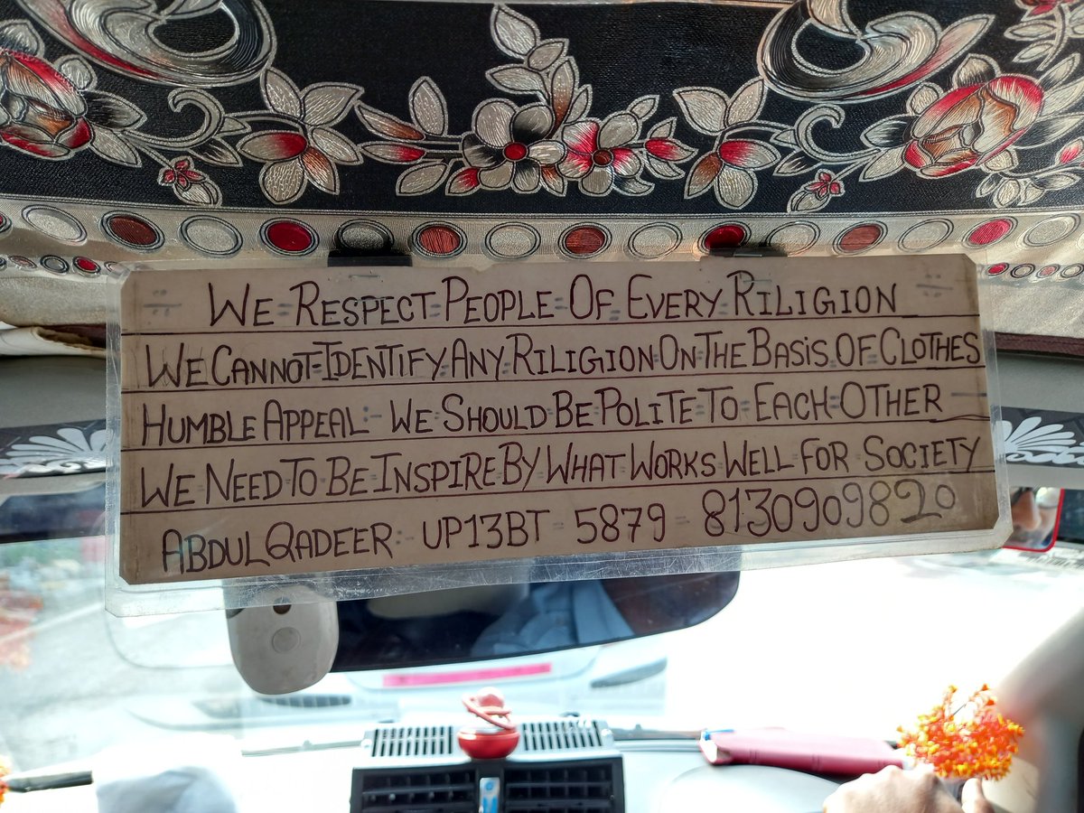 mohitprior's tweet photo. I think I've just had the best cab ride of my life. I was in a rush to catch a flight when I stepped into Abdul bhai's cab. And look what I was greeted to: snacks, drinks, toffees, medicines, even cardamoms! He is a lovely person to talk to and he made my day. ❤️ https://t.co/VrksErYoRK