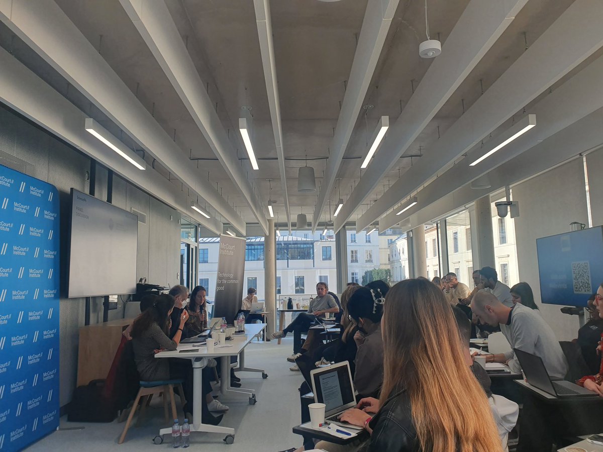 LeaDouhard's tweet photo. What is the "cost" of decentralization? Interesting insights this morning at the @McCourtInst about #web3 and privacy, free speech, transparency and ultimately, efficiency of public policy... #MIevents https://t.co/bcBlmolpYS