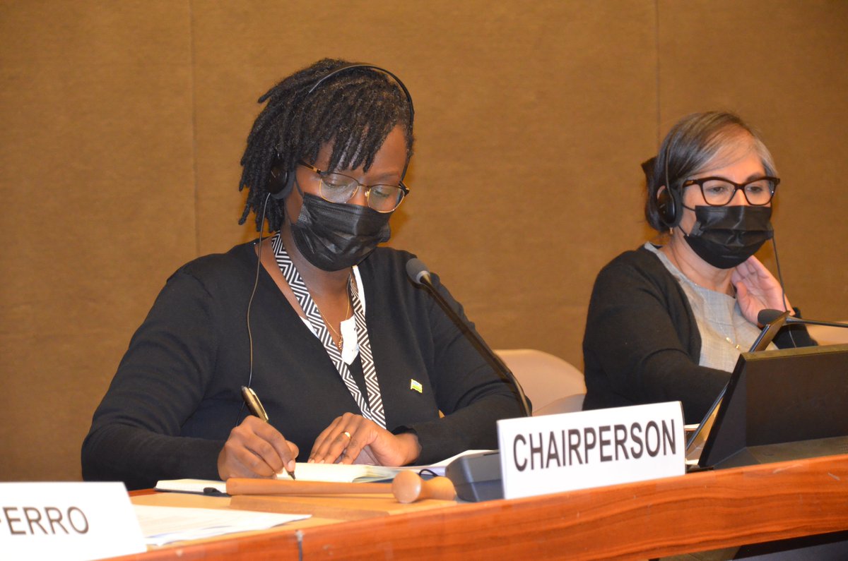 RwandaInGeneva's tweet photo. Ambassador @MCRwakazina is chairing the 20th session of Intergovernmental Working Group on effective Implementation of the Durban Declaration &amp; Programme of Action happening at @UNGeneva HQ from 10th to 21st October 2022. https://t.co/O8JaD5MNRQ