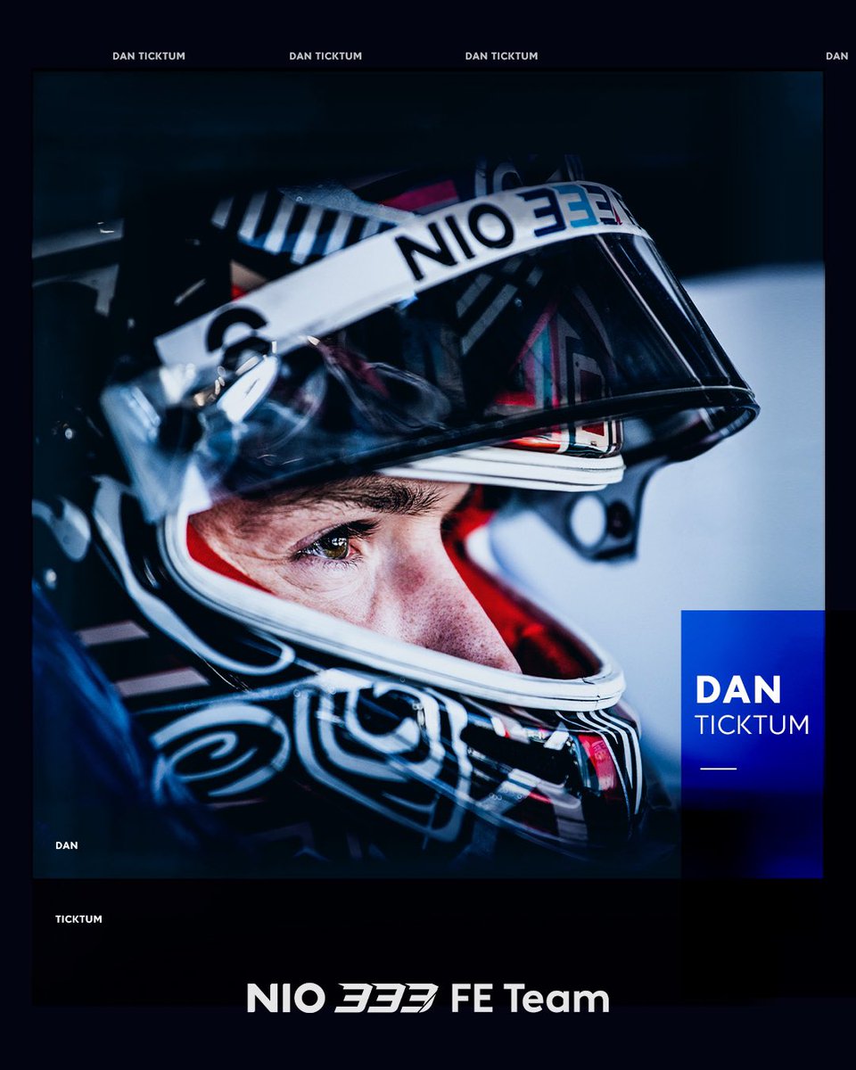 There’s a message for you from @DanTicktum on @NIO333FormulaE Instagram account 😁💙 #NIO333FE #FormulaE #Gen3IsComing #TuesdayVibe