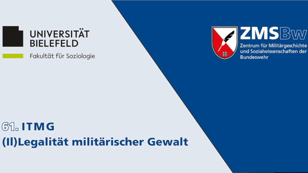 In welchem Verhältnis stehen Legalität, Legitimität und die Notwendigkeit militärischer Gewalt? <a href="/HendrikPSimon/">Hendrik Simon</a>, C. Daase &amp; L. Brock diskutieren mit anderen Forscher:innen online vom 12.-14.10. auf der 61. Internationalen Tagung für Militärgeschichte. zms.bundeswehr.de/de/zmsbw-veran…