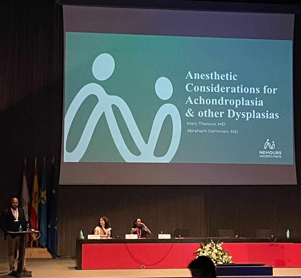 Dr. Oommen, anesthesiologist discussing their study on anesthesia and achondroplasia!@nemours