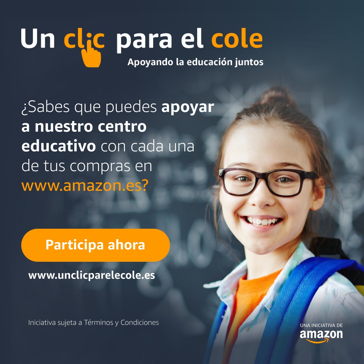 LACASITADELAAB2's tweet photo. Regístrate en Un Clic para el Cole y Amazon donará un porcentaje de tus compras a nuestra escuela en forma de crédito virtual que se puede usar para útiles escolares.
Entra en https://t.co/6Ph0kDsxbV
Selecciona nuestra escuela con el código 28061808

Gracias por tu apoyo https://t.co/EANKNrdyWO