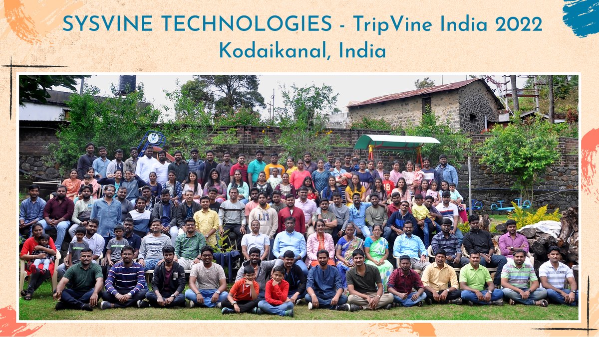 Sysvine's tweet photo. TripVine India after 2019! 50% participation! Hopefully 2023 will be 100%! https://t.co/QNkETIXL48