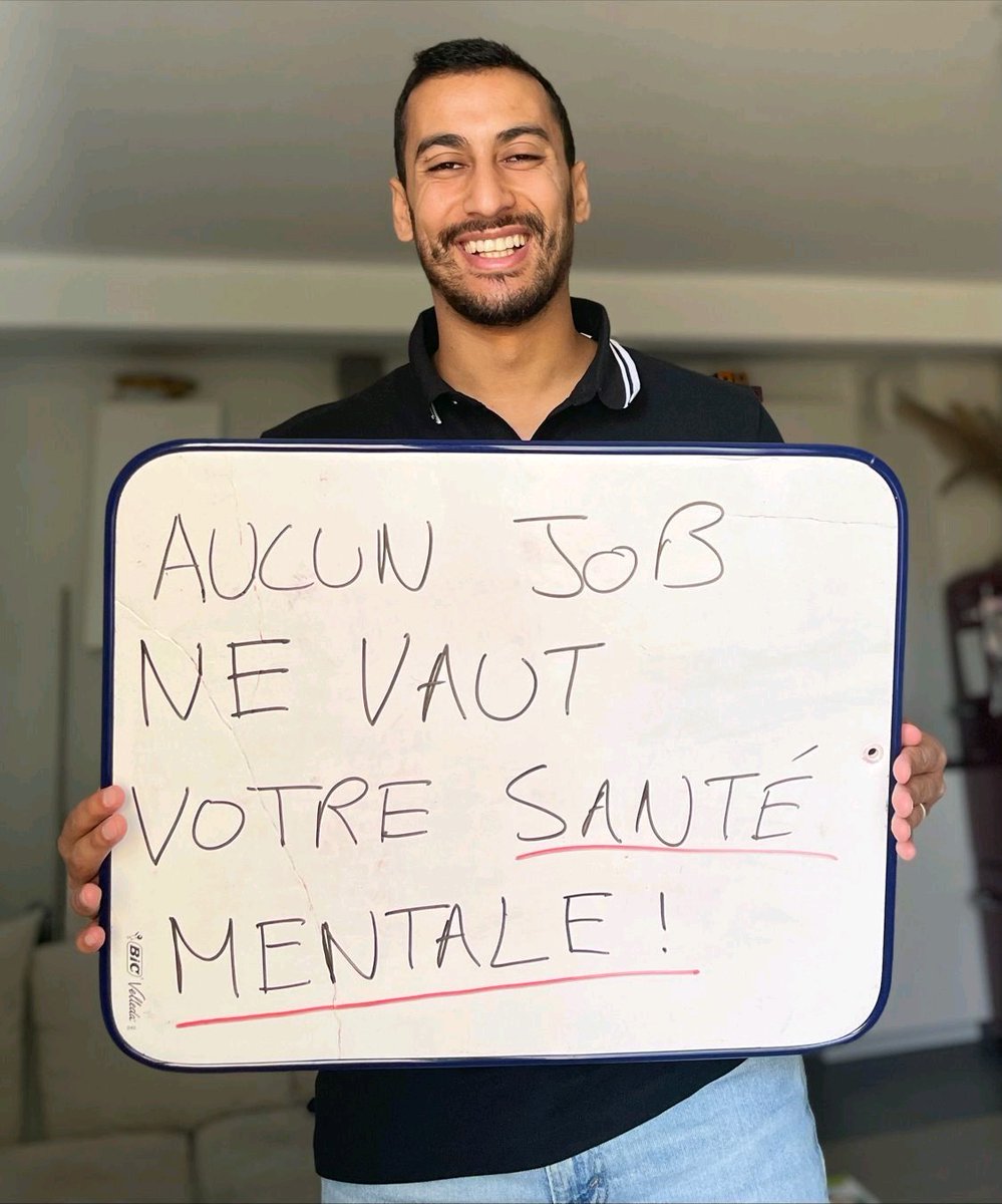AichaBouraima's tweet photo. Hier, 10 octobre était la Journée internationale de la santé mentale pour nous rappeler son importance. La santé mentale c'est chaque jour. Reévaluez vous,prenez positivement les critiques,réorganisez vos journées.
Si vous ne vous sentez pas à votre place,changez d'environnement. https://t.co/tXunDb6fVJ