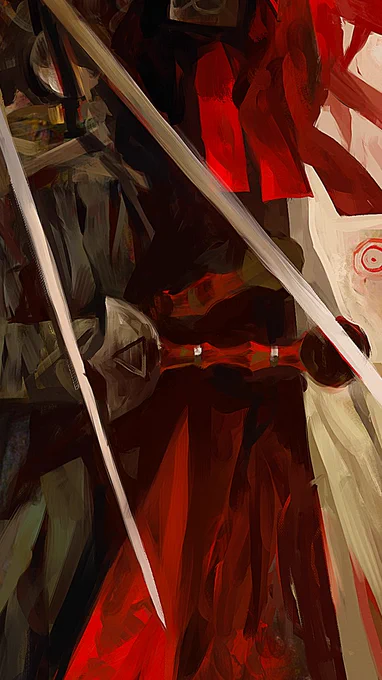 I will post a new painting tonight!Finally I had some time for some personal work again.Here is a small sneak peak!What do you think is it?#ArtistOnTwitter #artist #painting #sneakpeek #art 