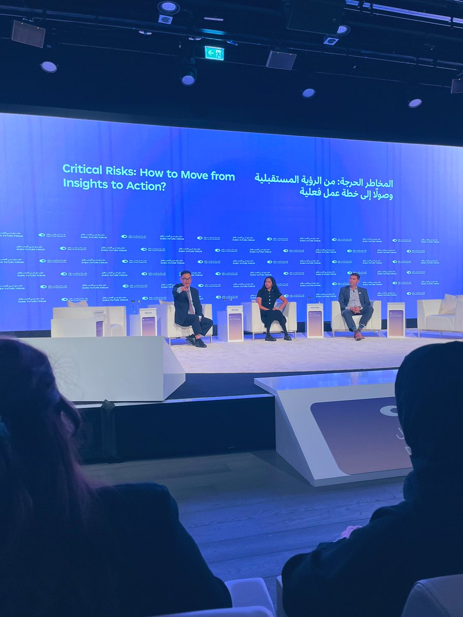 “The value of risk in Foresight is to simulate and stress-test the fears that we wish would not occur. Integrating gamification might help to make risk more joyful and less scary.”
<a href="/ShermonCruz/">Shermon Cruz</a> <a href="/DubaiFuture/">Dubai Future Foundation</a> <a href="/MOTF/">Museum of the Future</a> 
#DubaiFutureForum #TheFutureWeMake