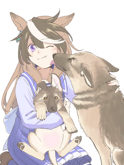 ルドルフにはジャーマンシェパードが似合いそうと思ったrkgk 