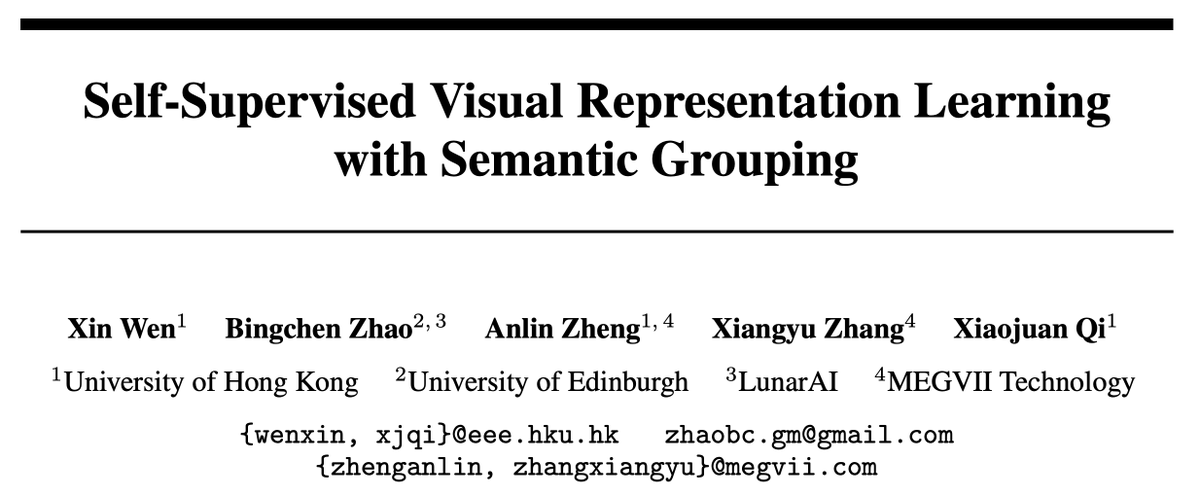 _xwen_'s tweet photo. Excited to share our paper #SlotCon!
We explore object discovery on realworld data (e.g., COCO) and show strong performance in object-centric visual pretraining.
w/ @qi_xiaojuan @BingchenZhao #NeurIPS2022
📄Paper: https://t.co/SaCuAmWbH0
💻Code: https://t.co/bUYOQfjSGi
🧵1/N https://t.co/hFbBXOK6dm