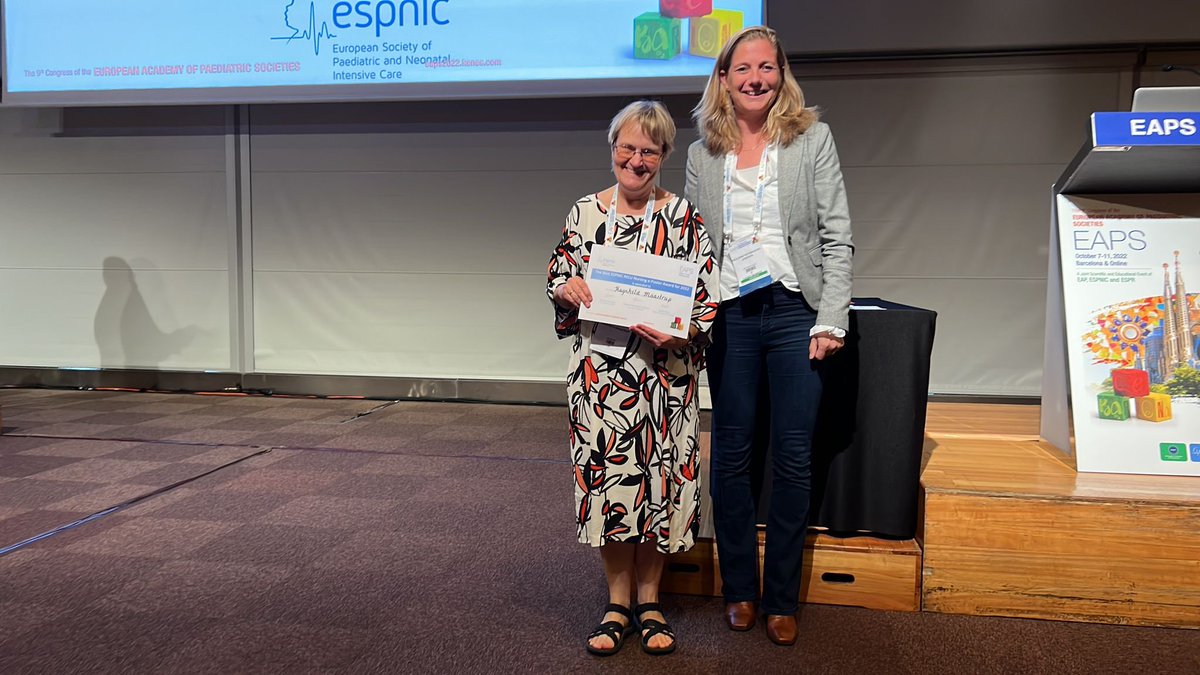 ESPNIC_Society's tweet photo. Congratulations to the #ESPNIC NURSING AWARD WINNERS!!!! ๐๐ป๐๐ป๐ฅ๐
ORALS๐๐ป
๐นPei Fen Poh #PedsICU Oral
๐นPia Bonde Nielsen #NICU Oral
POSTER๐๐ป
๐ธCharlotte Dyekjaer #PedsICU Poster
๐ธRagnhild Maastrup #NICU Poster
#EAPS2022 #PedsICU #ESPNICNurses @ESPNIC_NursSci @EspnicNursing https://t.co/up5LSBf7DQ