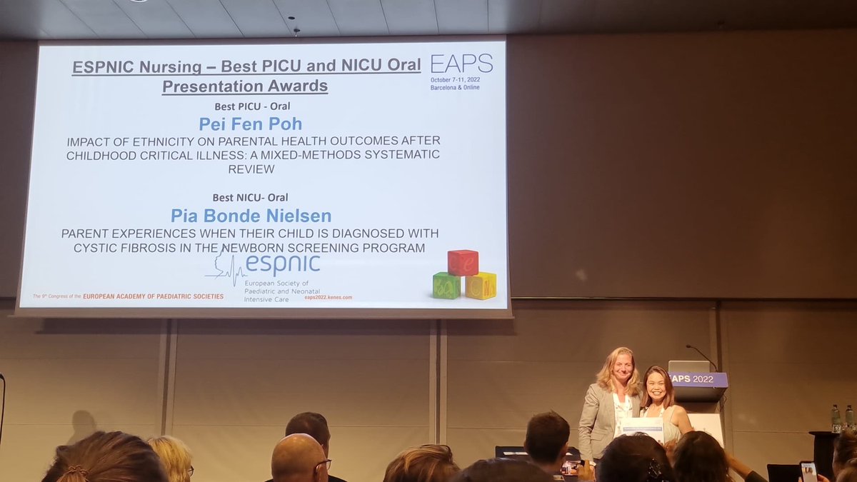 ESPNIC_Society's tweet photo. Congratulations to the #ESPNIC NURSING AWARD WINNERS!!!! ๐๐ป๐๐ป๐ฅ๐
ORALS๐๐ป
๐นPei Fen Poh #PedsICU Oral
๐นPia Bonde Nielsen #NICU Oral
POSTER๐๐ป
๐ธCharlotte Dyekjaer #PedsICU Poster
๐ธRagnhild Maastrup #NICU Poster
#EAPS2022 #PedsICU #ESPNICNurses @ESPNIC_NursSci @EspnicNursing https://t.co/up5LSBf7DQ