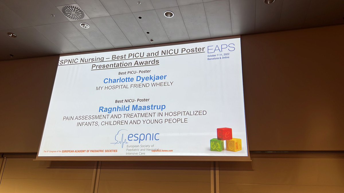 ESPNIC_Society's tweet photo. Congratulations to the #ESPNIC NURSING AWARD WINNERS!!!! ๐๐ป๐๐ป๐ฅ๐
ORALS๐๐ป
๐นPei Fen Poh #PedsICU Oral
๐นPia Bonde Nielsen #NICU Oral
POSTER๐๐ป
๐ธCharlotte Dyekjaer #PedsICU Poster
๐ธRagnhild Maastrup #NICU Poster
#EAPS2022 #PedsICU #ESPNICNurses @ESPNIC_NursSci @EspnicNursing https://t.co/up5LSBf7DQ