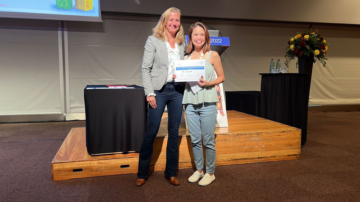 ESPNIC_Society's tweet photo. Congratulations to the #ESPNIC NURSING AWARD WINNERS!!!! ๐๐ป๐๐ป๐ฅ๐
ORALS๐๐ป
๐นPei Fen Poh #PedsICU Oral
๐นPia Bonde Nielsen #NICU Oral
POSTER๐๐ป
๐ธCharlotte Dyekjaer #PedsICU Poster
๐ธRagnhild Maastrup #NICU Poster
#EAPS2022 #PedsICU #ESPNICNurses @ESPNIC_NursSci @EspnicNursing https://t.co/up5LSBf7DQ