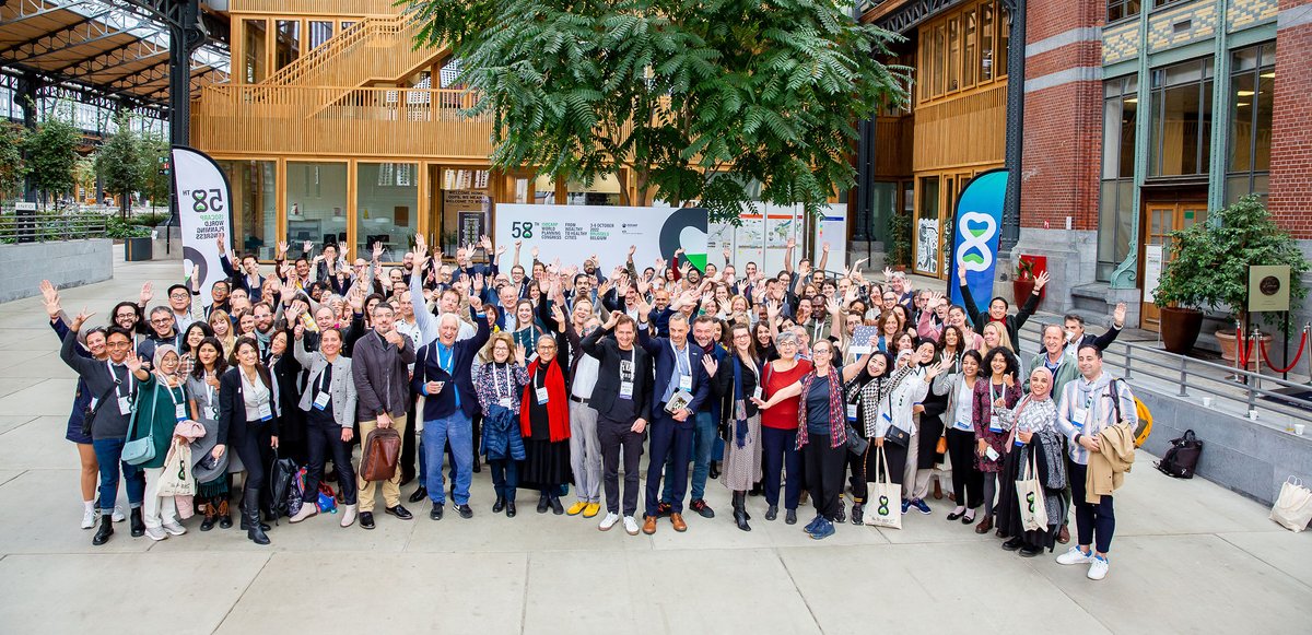 ISOCARP's tweet photo. #WPC58 Family Portrait
Our congress in Brussels reunited the ISOCARP community both virtually and inn person to find solutions to transition from wealthy to healthy cities. https://t.co/HD7tBOPxLJ