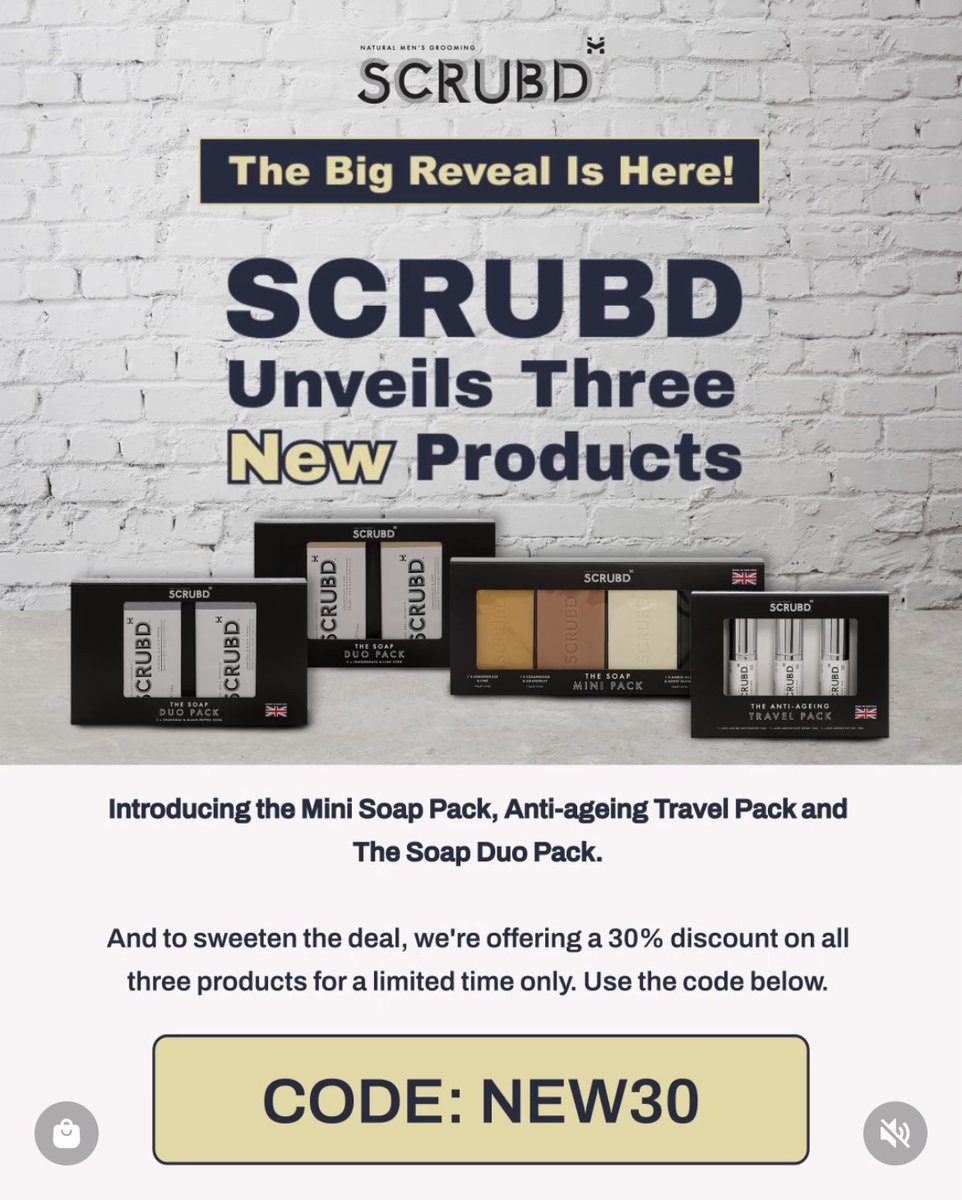 New gift range now live at scrubd.com and be quick it's 30% off! #gift #xmas2022 #giftideas #new