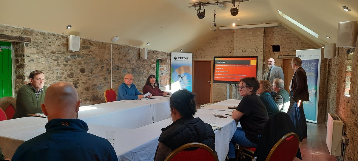 EnergyTeamIE's tweet photo. A workshop in The Market House, Dunleer on Saturday, October 8th launched a partnership programme between the Energy Team, @wicklowcoco  and the SEC network of Enniskerry, Greystones, Wicklow, Arklow, Blessington and Laragh. https://t.co/lx61ztzqkw