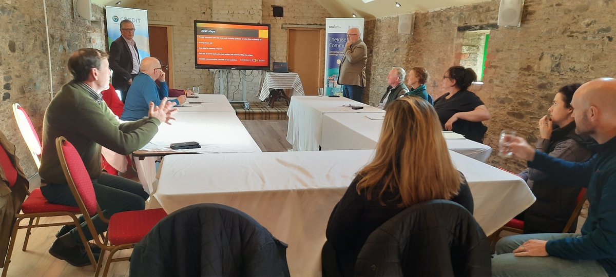 EnergyTeamIE's tweet photo. A workshop in The Market House, Dunleer on Saturday, October 8th launched a partnership programme between the Energy Team, @wicklowcoco  and the SEC network of Enniskerry, Greystones, Wicklow, Arklow, Blessington and Laragh. https://t.co/lx61ztzqkw