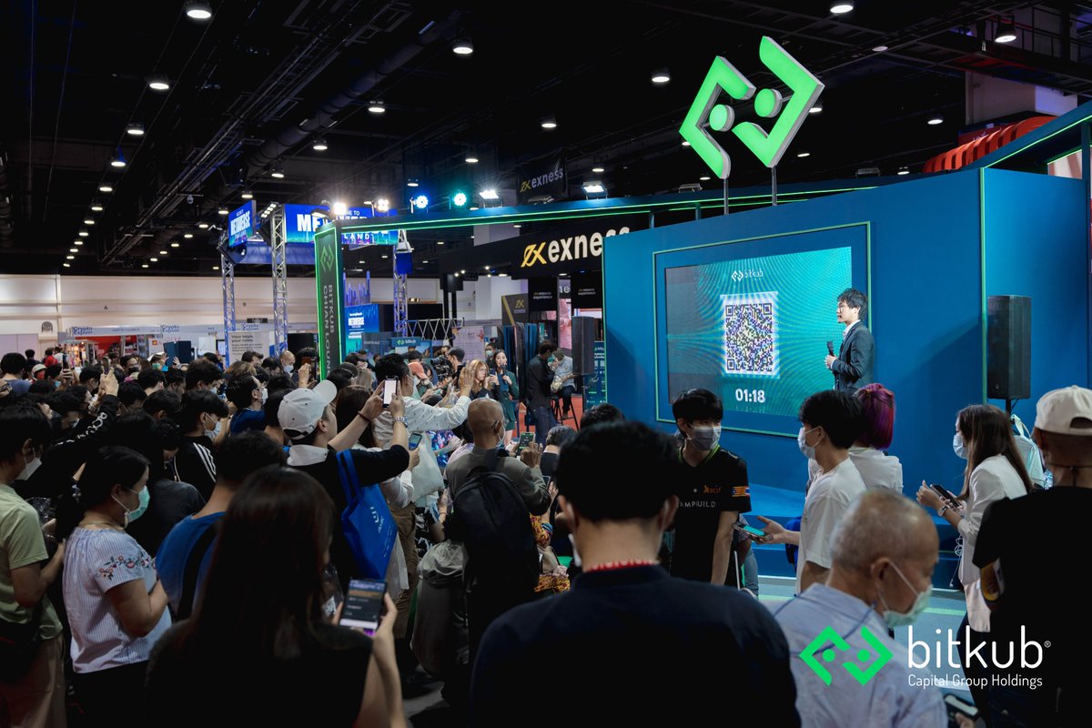KUBChain's tweet photo. 🎥 BKC Event Highlights
We are honored to have Mr. @toppjirayut, our founder and Group CEO of @BitkubOfficial, joined our booth and share some useful insight at this year’s Thailand Crypto Expo Event.
#CryptoExpo2022 #BitkubChainCryptoExpo #ExperienceBitkubChain #BitkubChain https://t.co/zRx3ellZ9Q