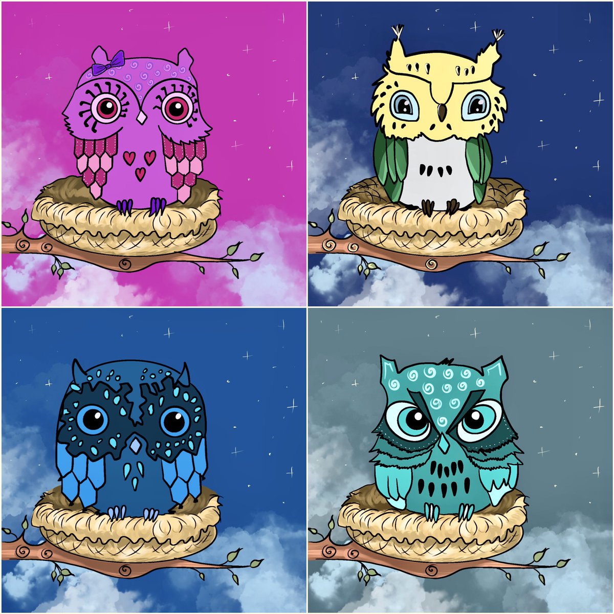 “COZY OWLS” collection 🦉💓
•9/9 listed  
•5/9 SOLD 🥰
•0.007 $ ETH each

#KatoOGgo #OGCollective 

opensea.io/collection/coz…