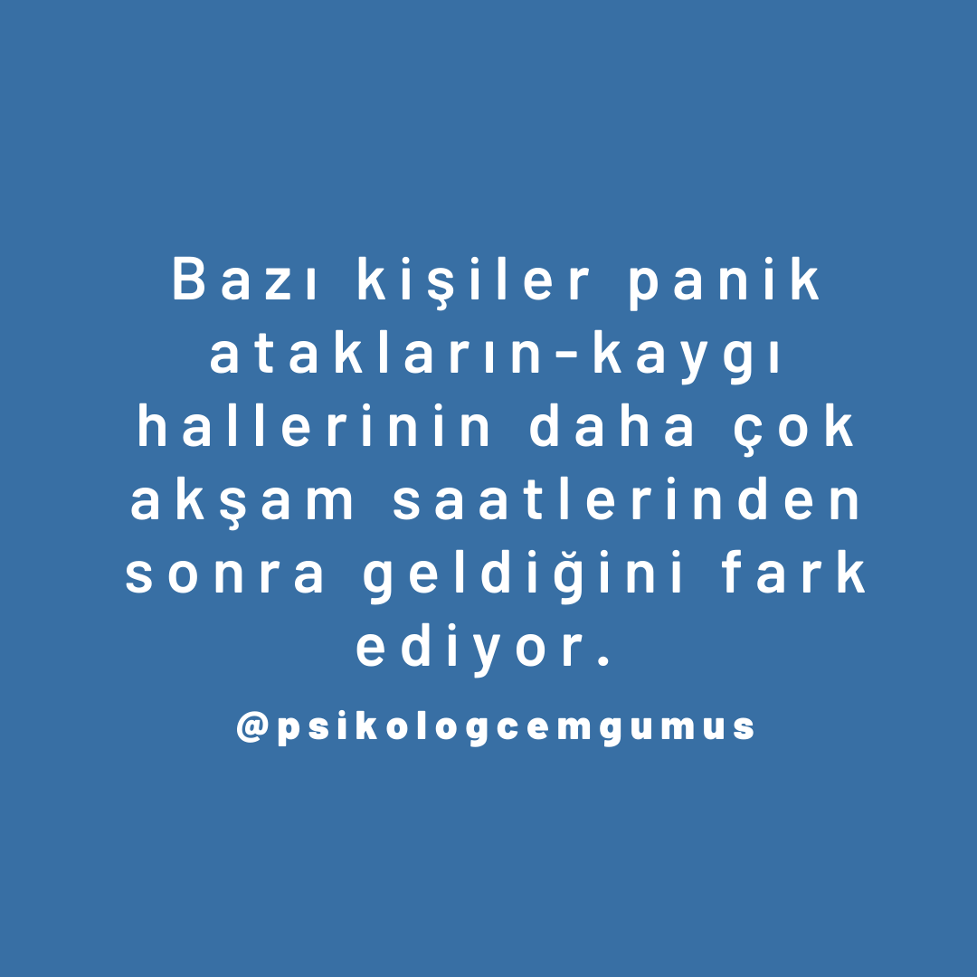 PskCemGumus's tweet photo. PANİK ATAK HALİ NEDEN DAHA ÇOK GECE OLUR? https://t.co/IwRNMmR6sd