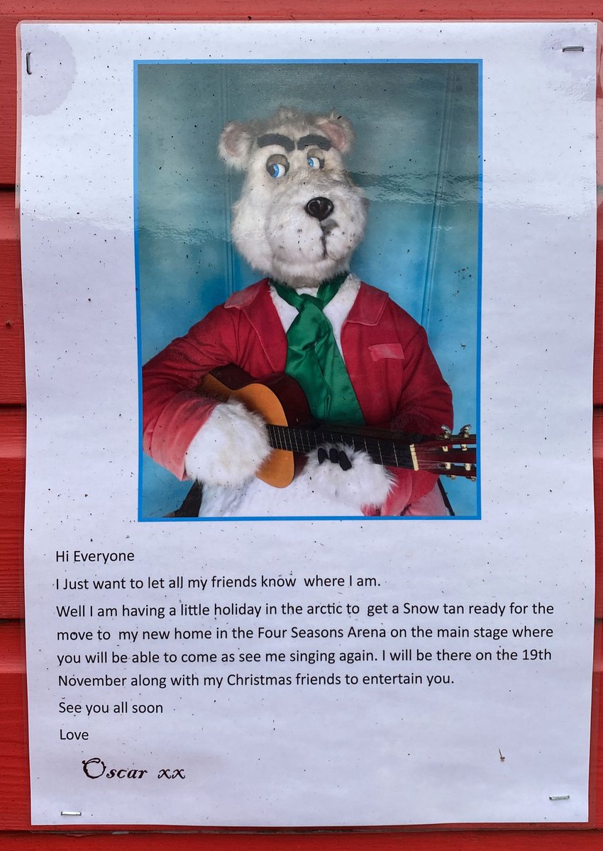 Sundown Adventureland's Oscar The Bear is on his travels, heading up to Yorkshire for a much-needed spa break 🧘