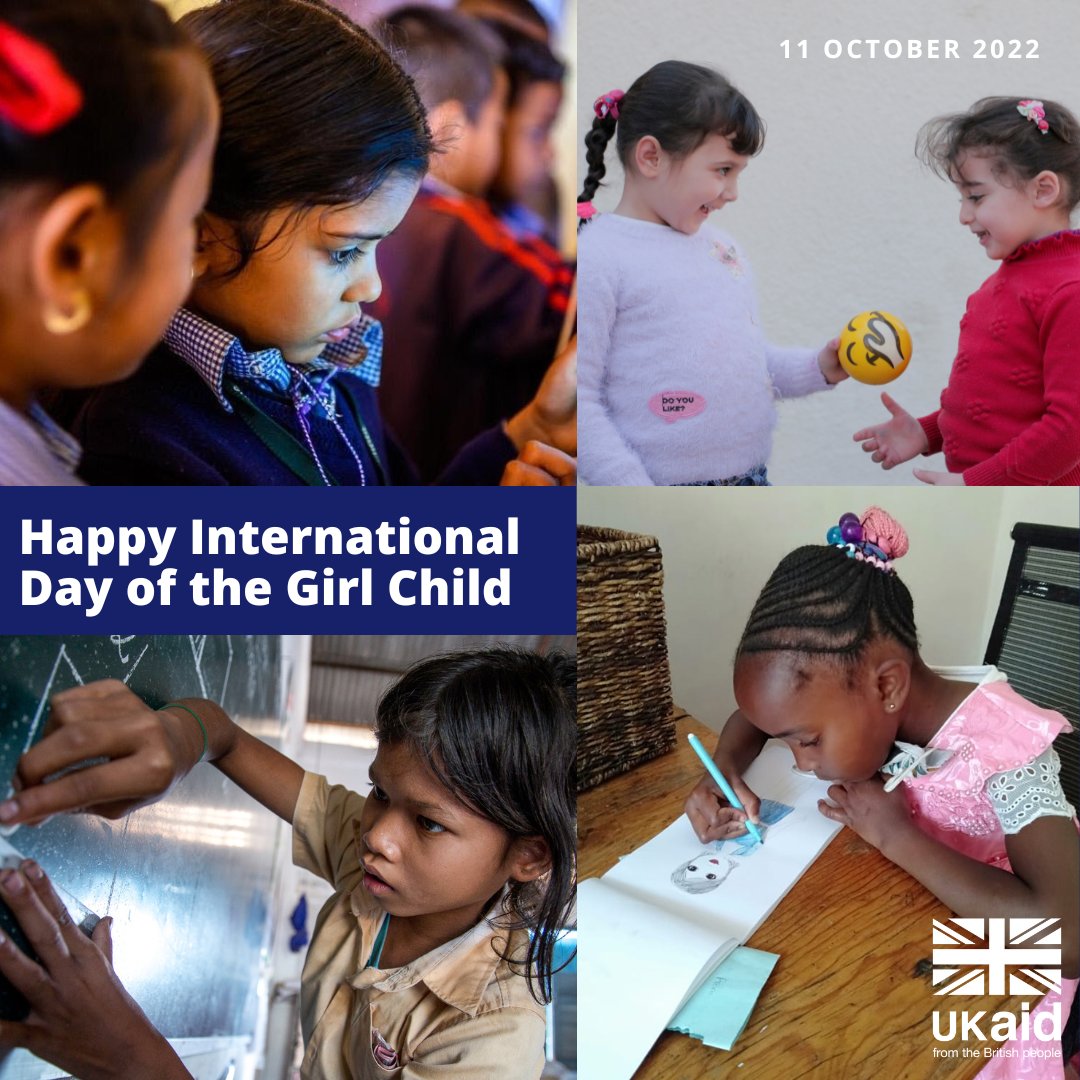 Today we celebrate all of you, working so hard to support: #GenderEquity #Education #Empowerment An End to #VAWG Support for #SRHR and Systemic change So, girls like these, can reach their full potential, as they deserve. #DayOfTheGirl #IDG2022