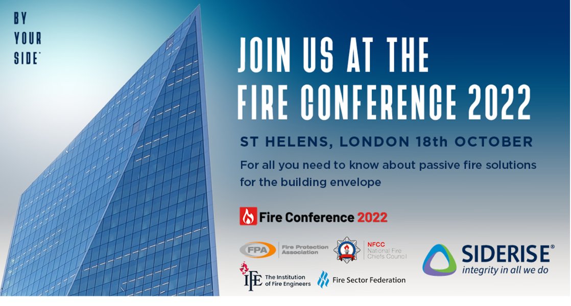 1 week to go!

We're pleased to be sponsoring the curtain wall fires workshop hosted by Professor Jim Glockling who will be discussing curtain walls in residential applications focusing on the little strength they have in fire. 
ow.ly/lXiH50KOT0L. 

#fireconference2022