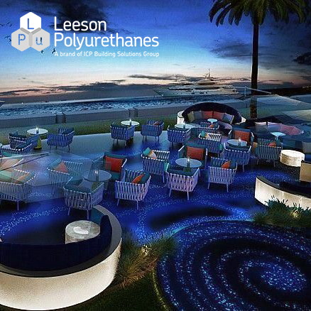 Leeson_PU's tweet photo. The outside seating area of the Burj Al Arab Hotel features a stunning walkway that glows at night due to a glow stone mixed with #LeesonBound PU4844. This magical area of the hotel gives a memorable experience to guests—both day and night!
✨
Learn more: https://t.co/bPelH6n7Db https://t.co/PJ4fyO4zCT