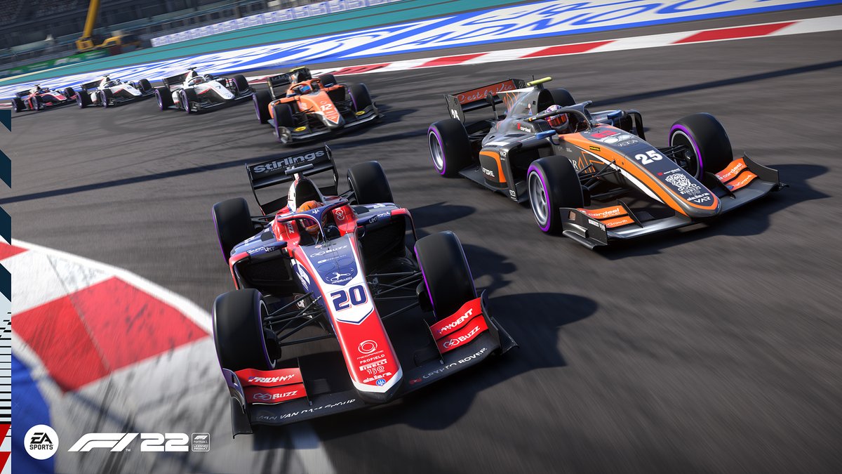 EASPORTSF1's tweet photo. Introducing @Formula2 2022, available now in #F122game for all players
 
Read more about today's free update: https://t.co/2eZsZcuvZE https://t.co/Rhw53HKbrX