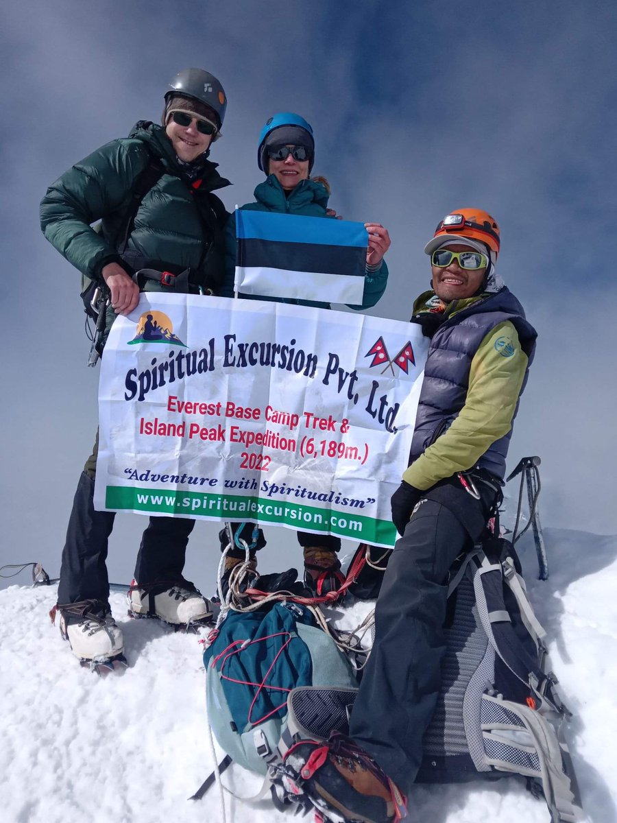 Congratulations on the successful Summit of Island Peak 6189m ❤️🇳🇵🙏