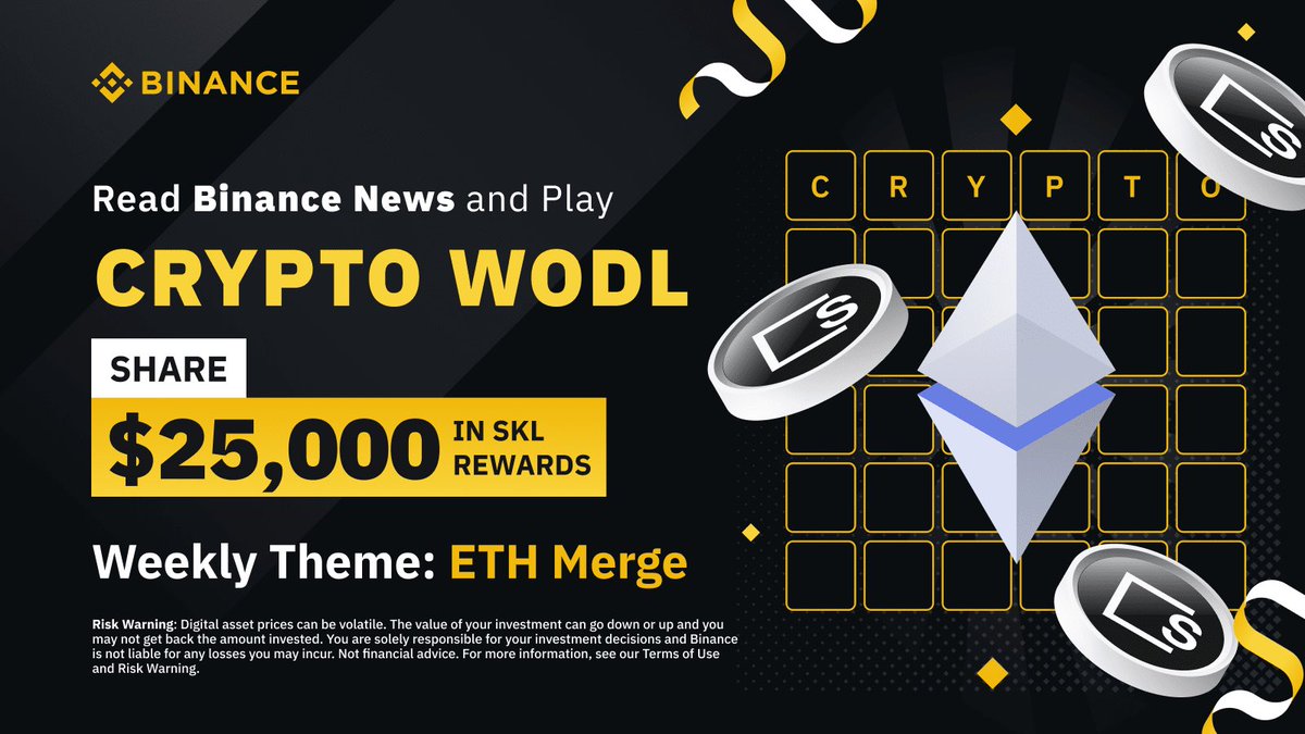 Read Binance News and Play WODL to Share $25,000 in SKL Token Vouchers, With Additional $5,000 in SKL Welcome Gift for New Users! safu.im/SI7Agcwh
