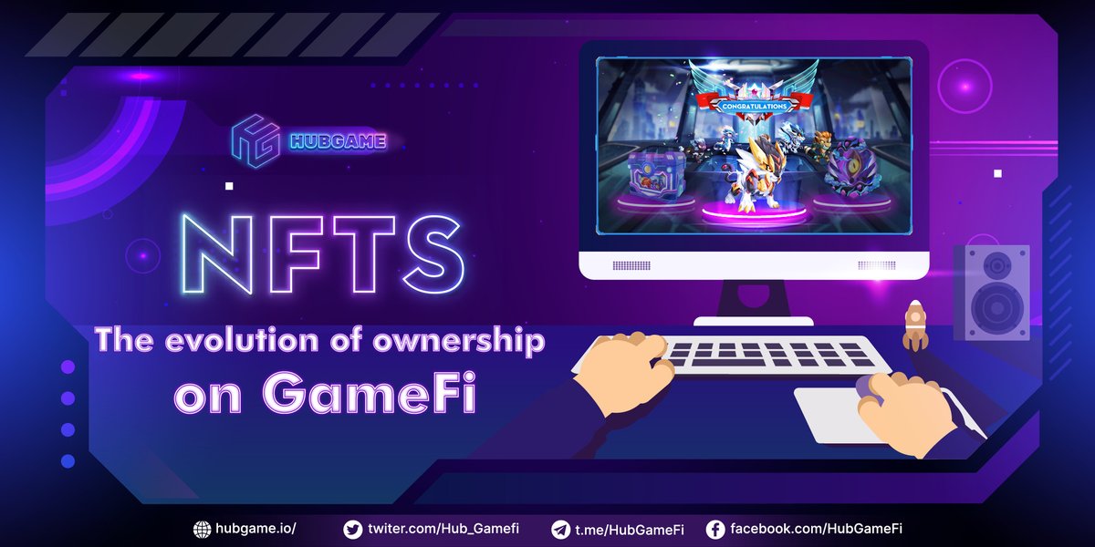 Hub_GameFi's tweet photo. ⚡ NFTs have become so crucial for gaming and monetization thanks to their uniqueness. 
👉  NFT is a valuable piece that players can trade, sell, or gift. 
💥 With a cohesive NFT marketplace,  whatever NFTs you own in HubGame, you can list them on the marketplace for trading! https://t.co/mCSKKW4bus