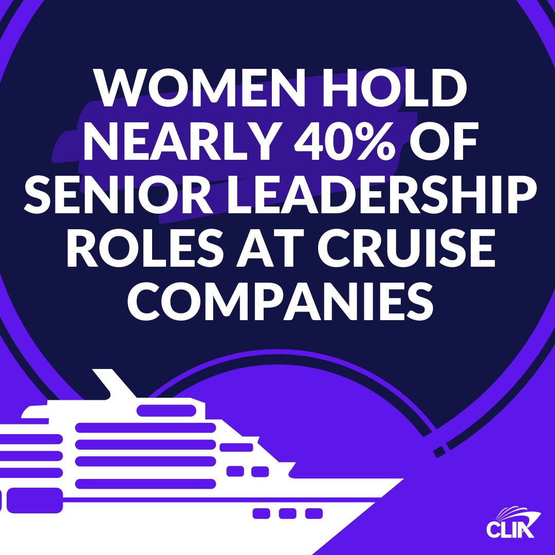 As we celebrate #IDG, did you know...?
🛳️ 94% of women seafarers work in the cruise industry.
🛳️ 50% of women in the cruise industry hold mid-level or above positions.
🛳️ Nearly 40% of senior leadership roles in the cruise industry are held by women. 
#WeAreCruise