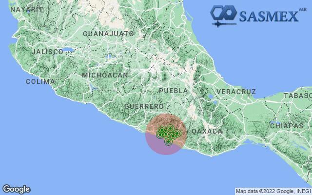 SASMEX's tweet photo. #Sasmex al momento: posible zona epicentral, #TenemosSismo más información en https://t.co/0wBTFnPFUk @Sasmex https://t.co/43VKvdguXK