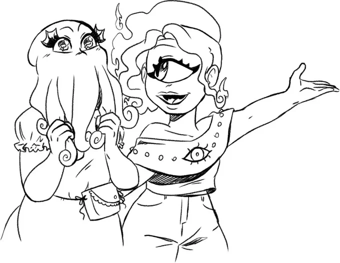 C'thara is my newest OC and I plan to draw her throughout all of October! 