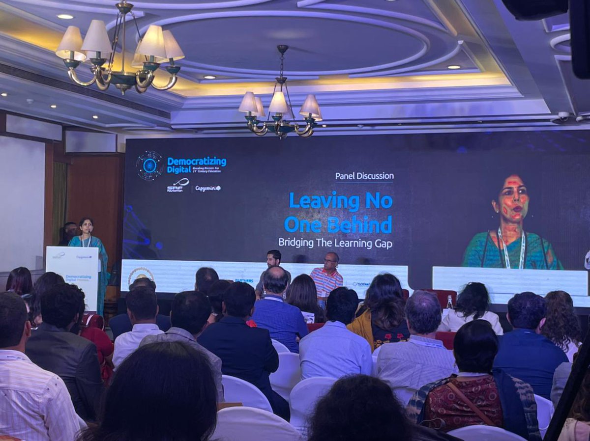 SRFFoundation's tweet photo. What a lovely discussion on 'Leaving no one behind - Bridging the learning gap' 

Be a part of the conference https://t.co/SMI8ITd35H

#BreakingBarriers #DemocratizingDigital #techforpositivefutures #SRFFoundation #srfltd #DigitalIndia @CapgeminiIndia @YuWaahIndia @WWFINDIA https://t.co/APqOIyuCA6