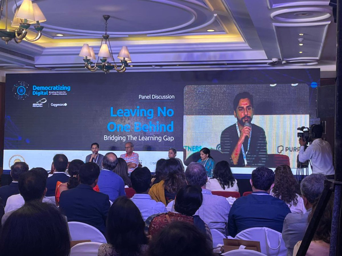 SRFFoundation's tweet photo. What a lovely discussion on 'Leaving no one behind - Bridging the learning gap' 

Be a part of the conference https://t.co/SMI8ITd35H

#BreakingBarriers #DemocratizingDigital #techforpositivefutures #SRFFoundation #srfltd #DigitalIndia @CapgeminiIndia @YuWaahIndia @WWFINDIA https://t.co/APqOIyuCA6