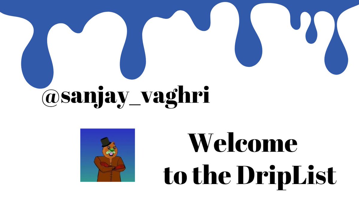driplist1's tweet photo. Welcome @SanjayVaghribi1 to the DripList

@aptosdragons_

join the discord to apply.
https://t.co/rwcKnRjng5 https://t.co/JIP1yWsLd6