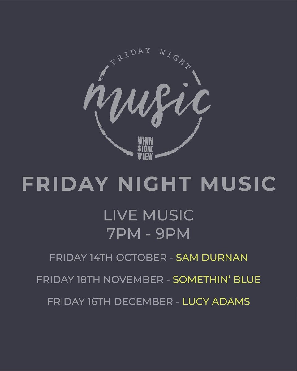 Playing Whinstone View Friday 16th December 7-9pm if anyone wants to hear some Christmas tunes!