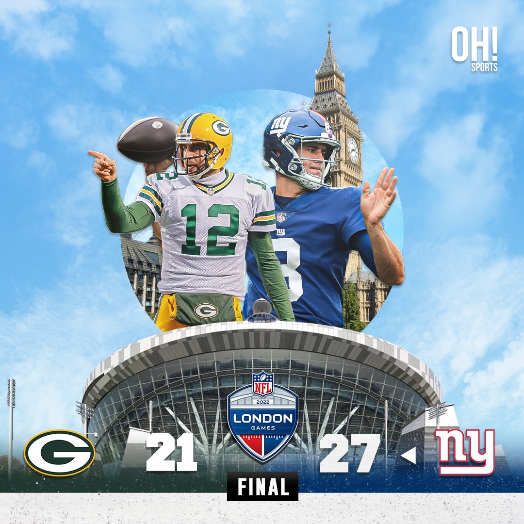 OhSportsPH's tweet photo. NFL 2022: New York meets Wisconsin in London π
Read more at https://t.co/v9WNpt2vmv
Like and follow Oh! Sports PH for more.
#sports #updates #trend #fyp #new #story #entertainment #sportsnews #NFL #NewYorkGiants #GreenBayPackers #football #london #AaronRodgers #DanielDimes https://t.co/jdJxVnhg5L