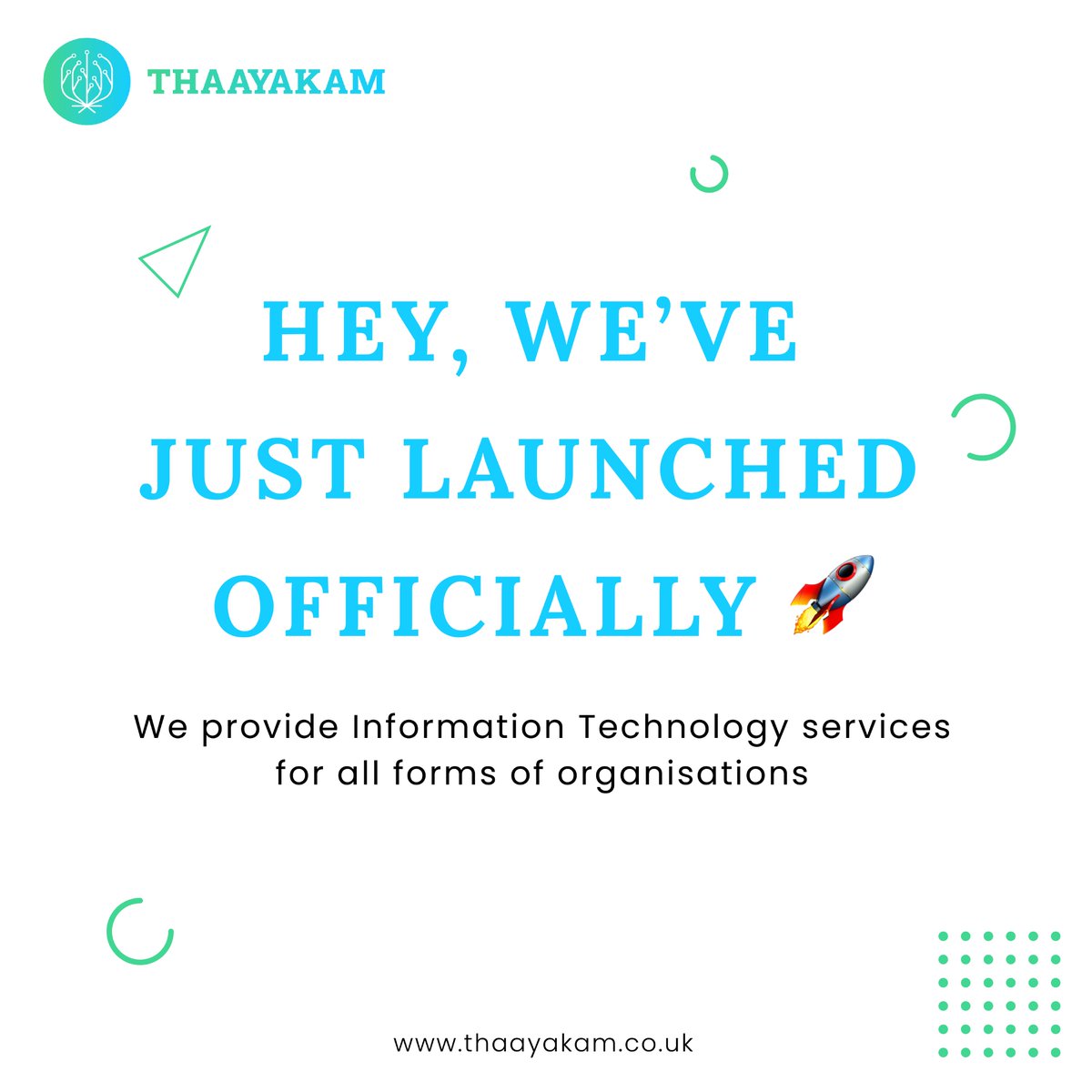 ThaayakamLTD's tweet photo. Hey! The big day has finally come 😎! We just stepped into the digital era officially to make a great impact 🎉.
#THAAYAKAMLTD #InformationTechnologyCompany #ITService #OpenForProjects #WebDevelopment #MobileAppDevelopment #CloudConsultation #UIUX #BrandDesigning https://t.co/g8GtRoPSuZ